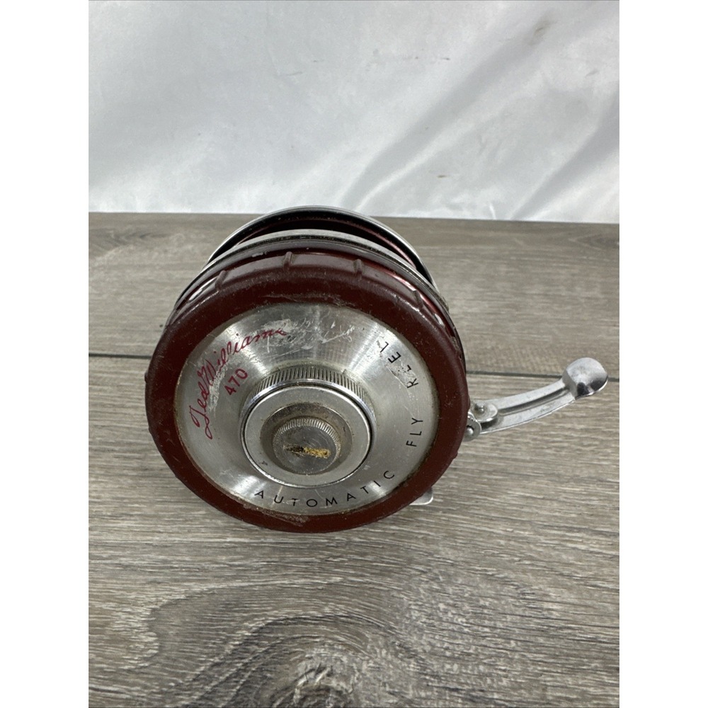 Vtg Sears Ted Williams 470 Automatic Fly Fishing Reel USA